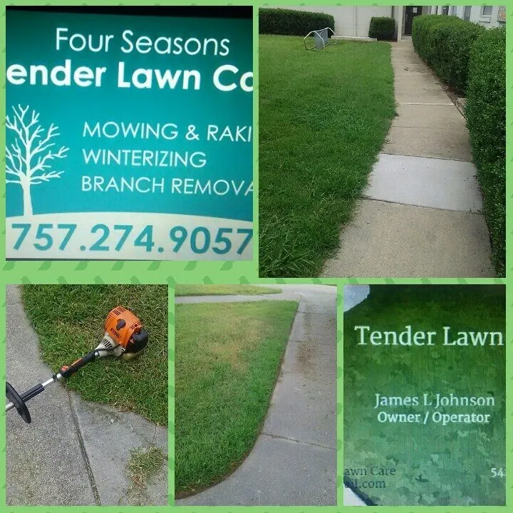 Professional residential landscaping in Virginia Beach, VA by Tender Lawn Care