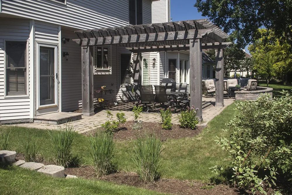 Custom landscape installation in Maple Park, IL - Tentinger Landscapes