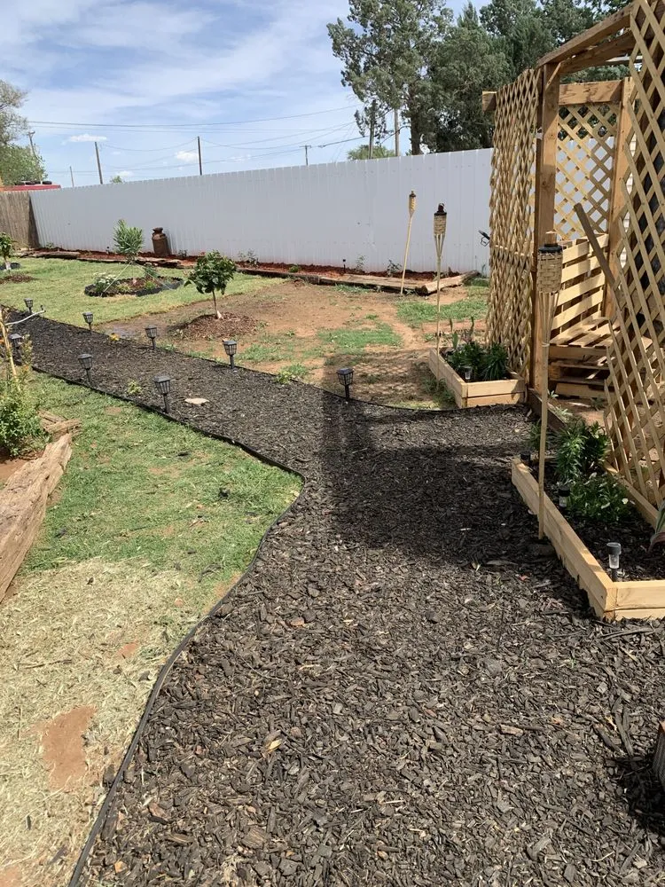 Custom yard maintenance in Levelland, TX by Ternes Landscaping