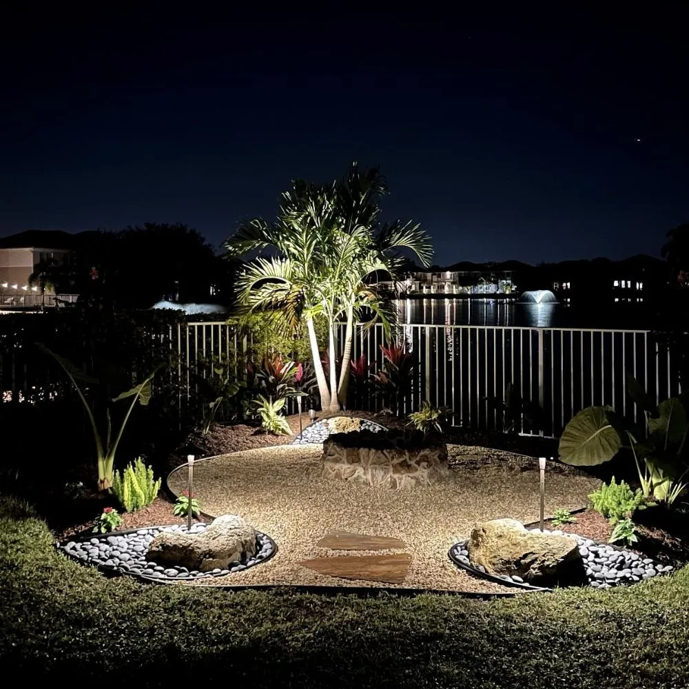 Custom lawn mowing service for outdoor upgrades across Delray Beach, FL - Terra Bella Landscaping & Design