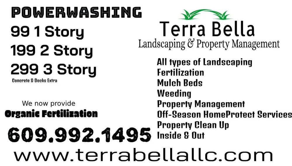 Custom outdoor landscaping for outdoor upgrades across Atlantic City, NJ - Terra Bella Landscaping Powerwashing & Property Management