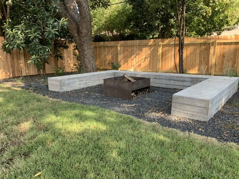 Custom yard cleanup service for outdoor upgrades in Austin, TX by Terra Dura Landscapes