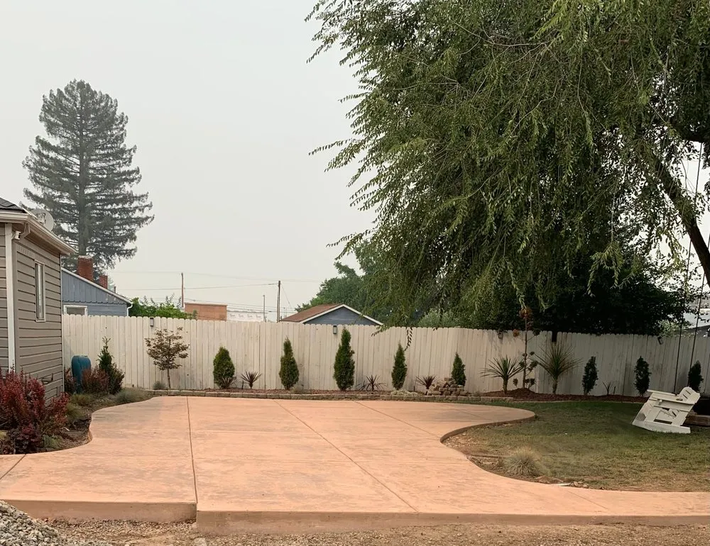 Professional landscape installation with custom design in Medford, OR by Terra Landscape & Construction