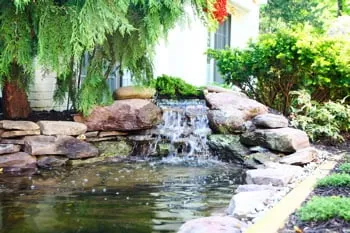 Custom outdoor landscaping in Fairfax, VA by Terra Landscape & Design