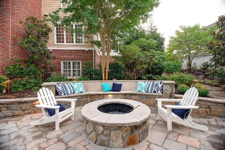 Custom garden landscaping in Brookeville, MD - Terra Nova Design Build