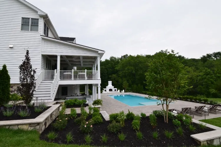 Trusted residential landscaping with custom design in Brookeville, MD by Terra Nova Design Build