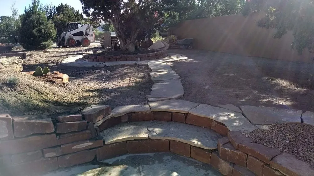 Custom landscape design for beautiful yards in Gallina, NM by Terra Stone Scapes