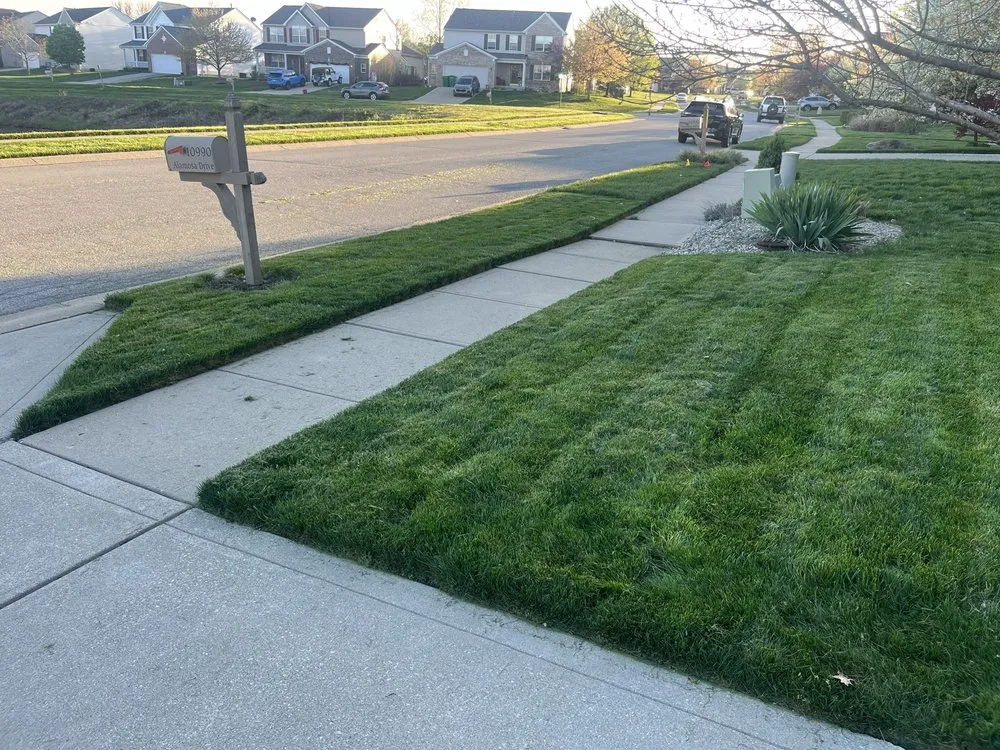 Professional lawn mowing service for homes in Fishers, IN by TerraCare