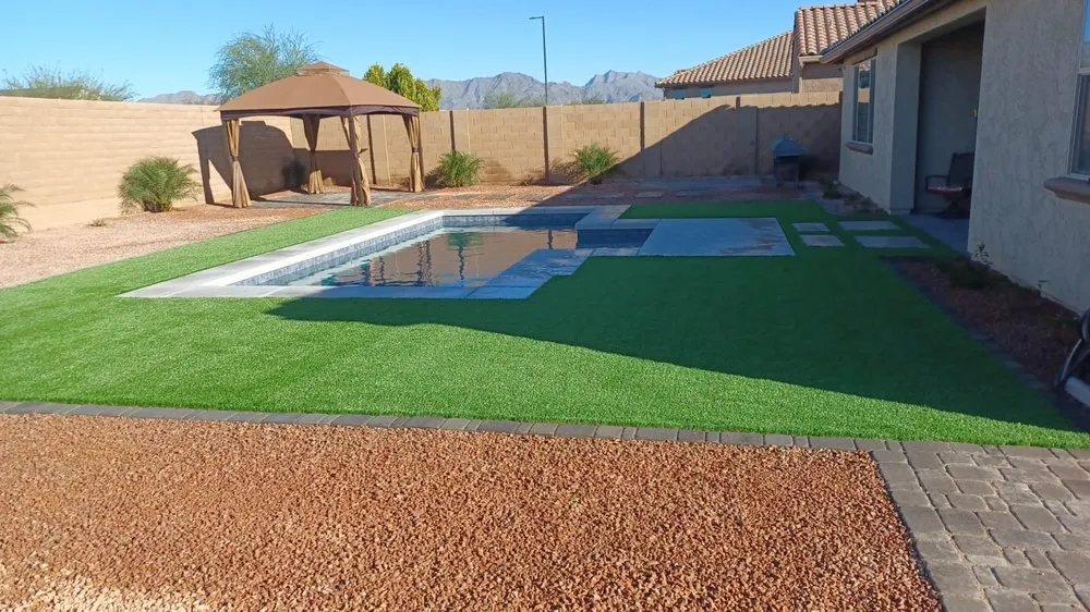 Reliable landscape installation with custom design in Mesa, AZ by Terracare Landscaping