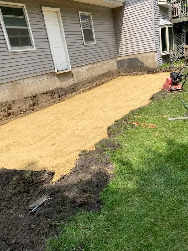 Custom garden landscaping in Brooklyn Center, MN by TerraFirma Landscape