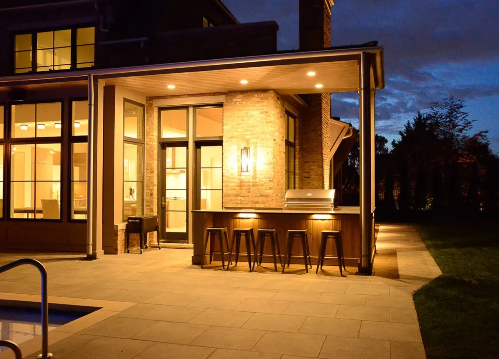 Custom lawn care service with custom design in Darien, IL by Terrain Landscape Contractors