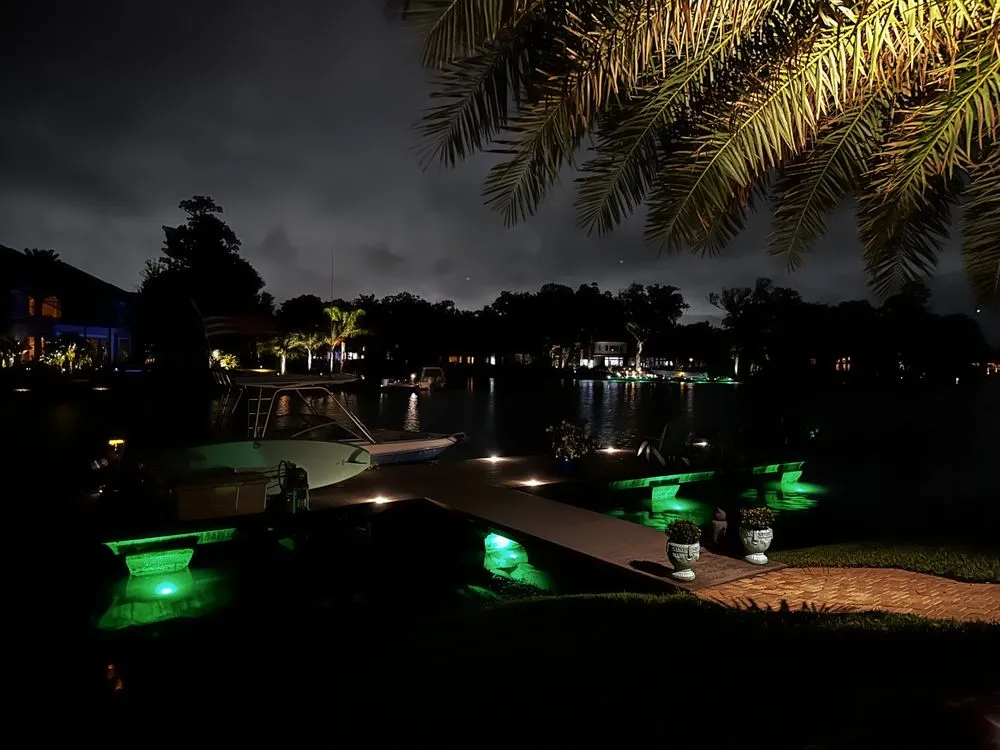 Custom yard maintenance with custom design in St. Augustine Florida, FL by Terrain Outdoor Lighting & Audio