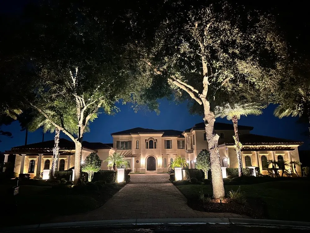 Custom landscape installation in St. Augustine Florida, FL by Terrain Outdoor Lighting & Audio