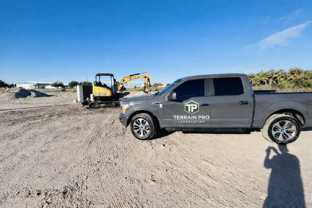 Professional yard cleanup service for year-round maintenance in Port Richey, FL by Terrain Pro landscaping