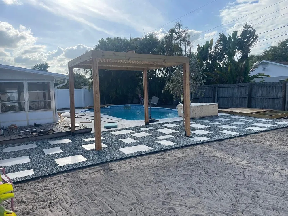 Professional garden landscaping for residential properties in Port Richey, FL by Terrain Pro landscaping