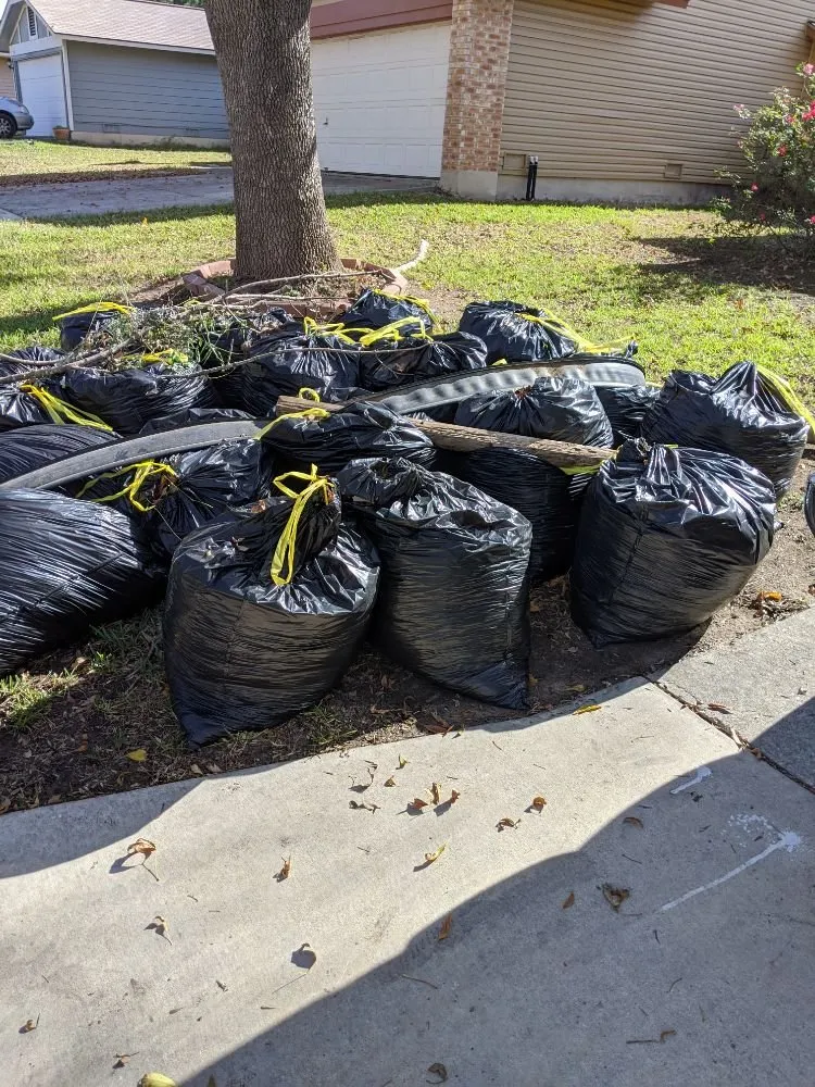 Top-rated yard cleanup service in San Antonio, TX by Terrances Lawncare