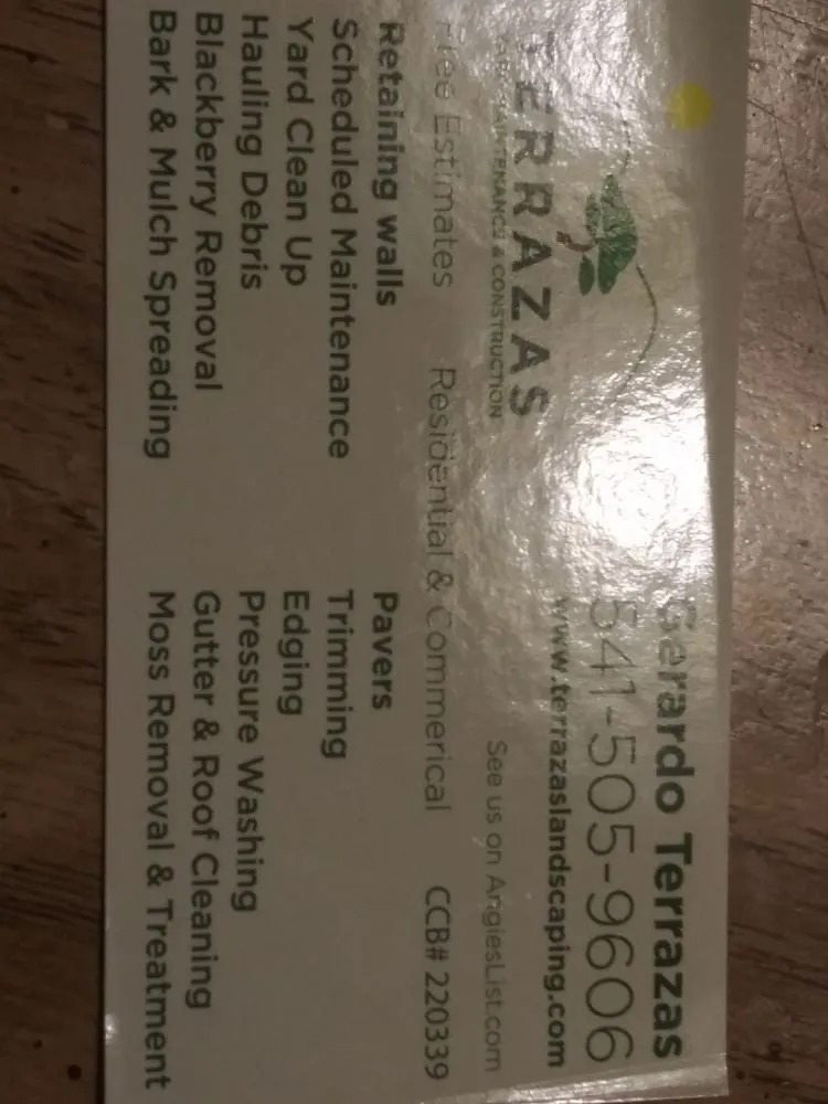 Top-rated garden landscaping in Eugene, OR - Terrazas Yard Maintenance & construction