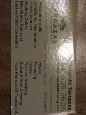 Terrazas Yard Maintenance & construction Logo
