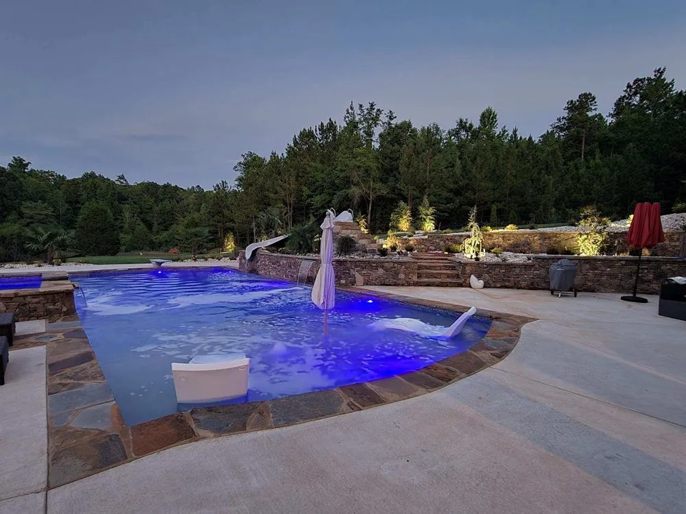 Local landscape design in Hampton, GA by Terrells Pools & Spas