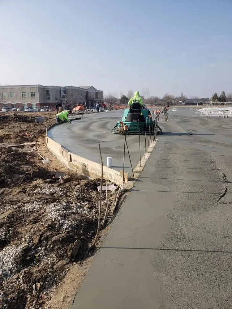 Custom landscape installation in American Fork, UT - Terreno Concrete Landscaping & Excavation