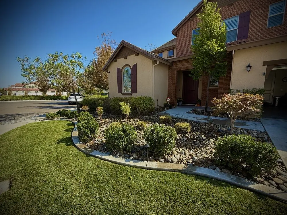 Professional yard cleanup service with custom design in Lathrop, CA by Terriquez Landscaping