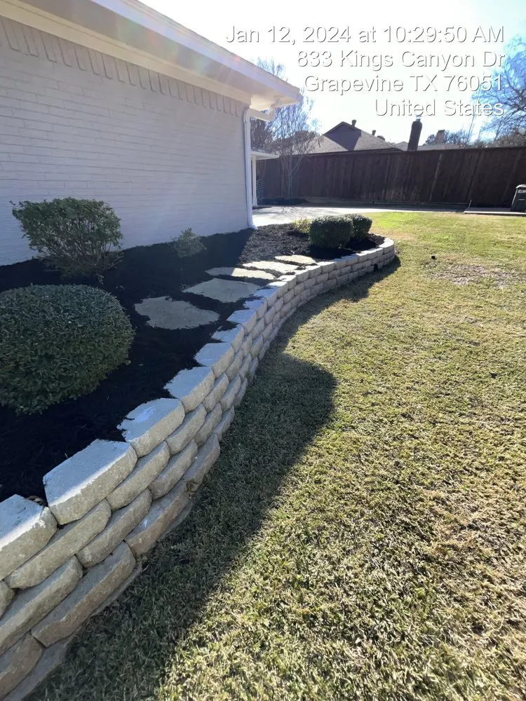Professional garden landscaping experts serving Richland Hills, TX - Tex Pro Lawn Care Landscaping