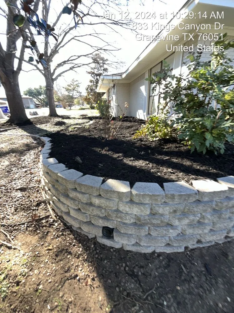 Custom lawn mowing service for beautiful yards in Richland Hills, TX by Tex Pro Lawn Care Landscaping