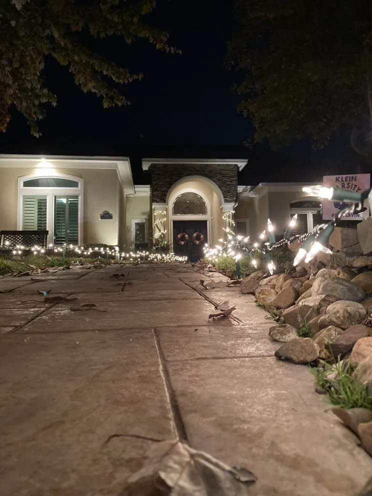 Custom outdoor landscaping in Conroe, TX by Texan Power Washing and Restorations