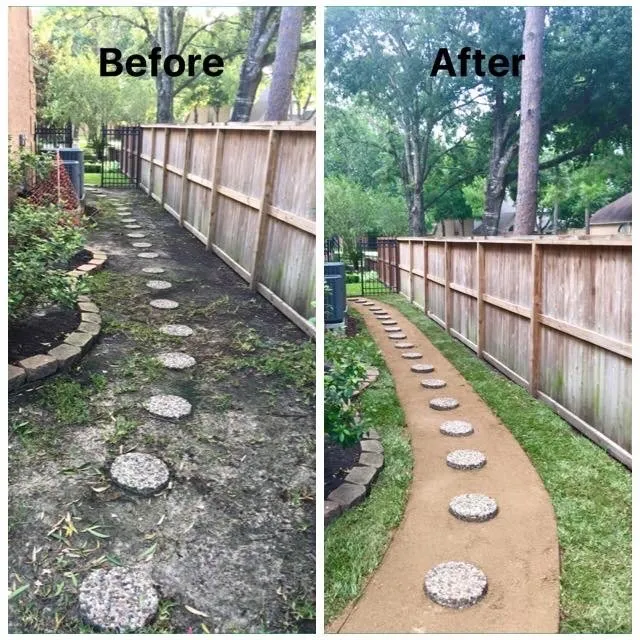 Affordable garden landscaping for homes in Houston, TX by Texan Shine Services