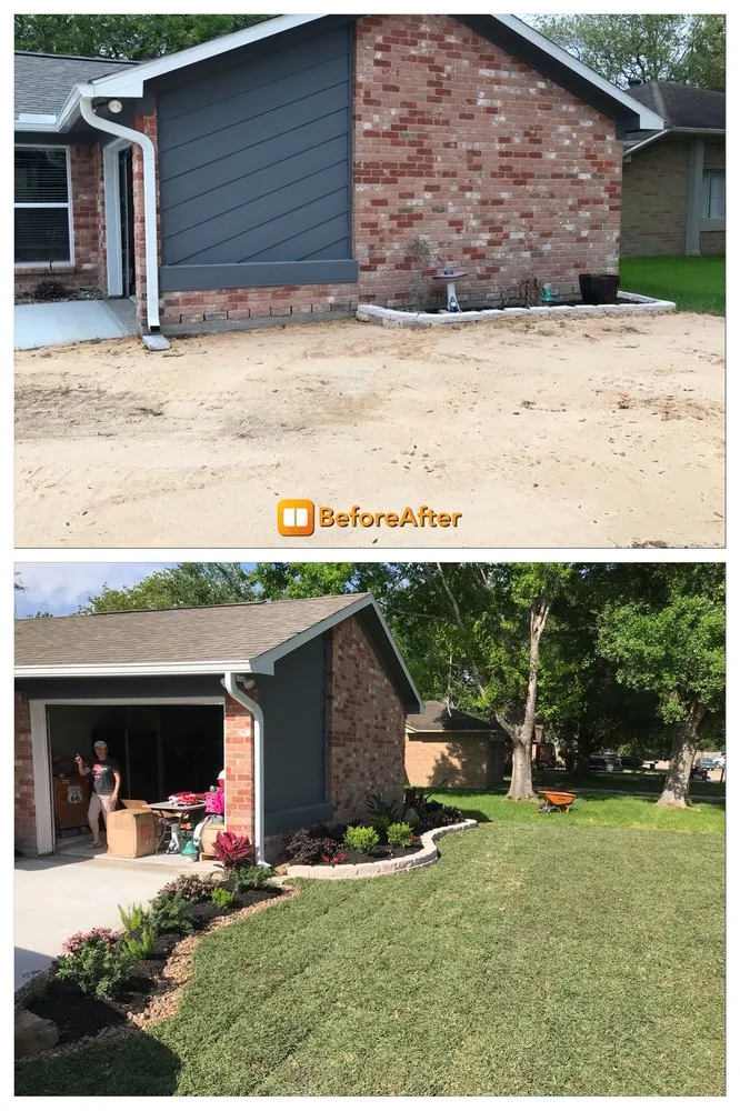 Trusted residential landscaping in Houston, TX by Texan Shine Services