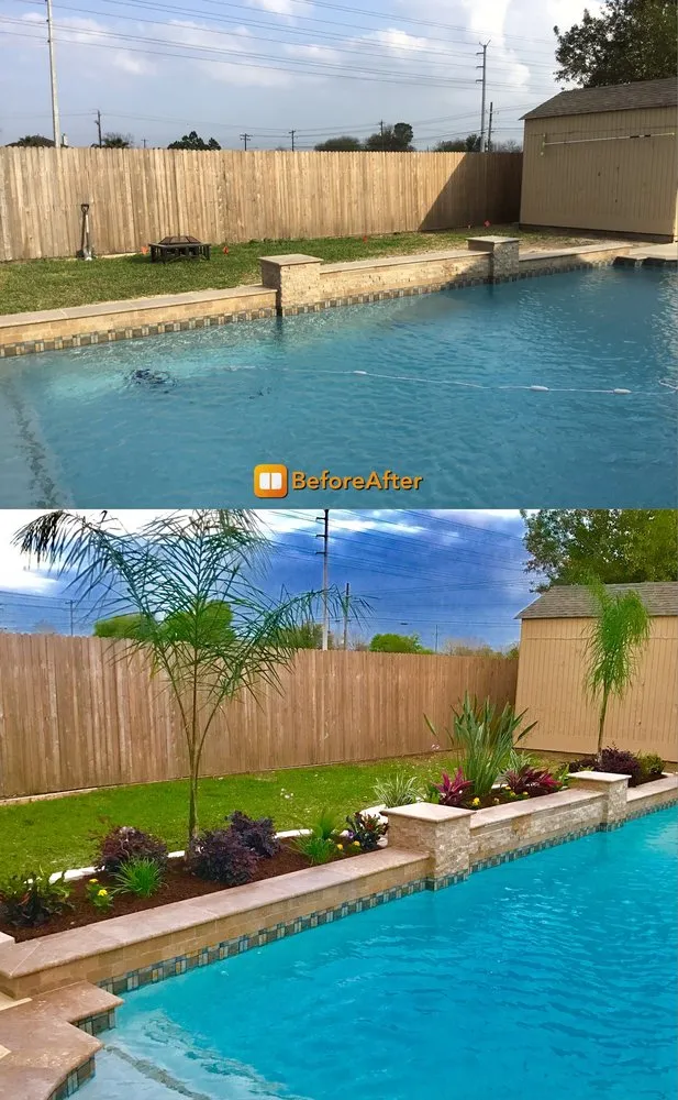 Expert landscape design in Houston, TX by Texan Shine Services