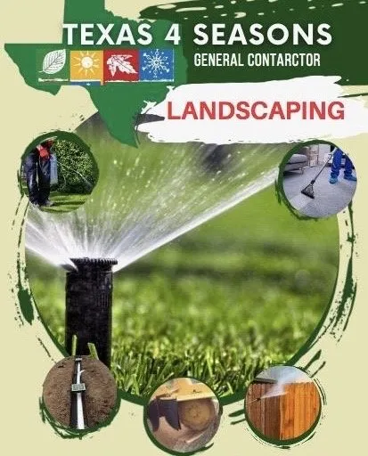 Expert landscape installation in Dallas, TX by Texas 4 seasons
