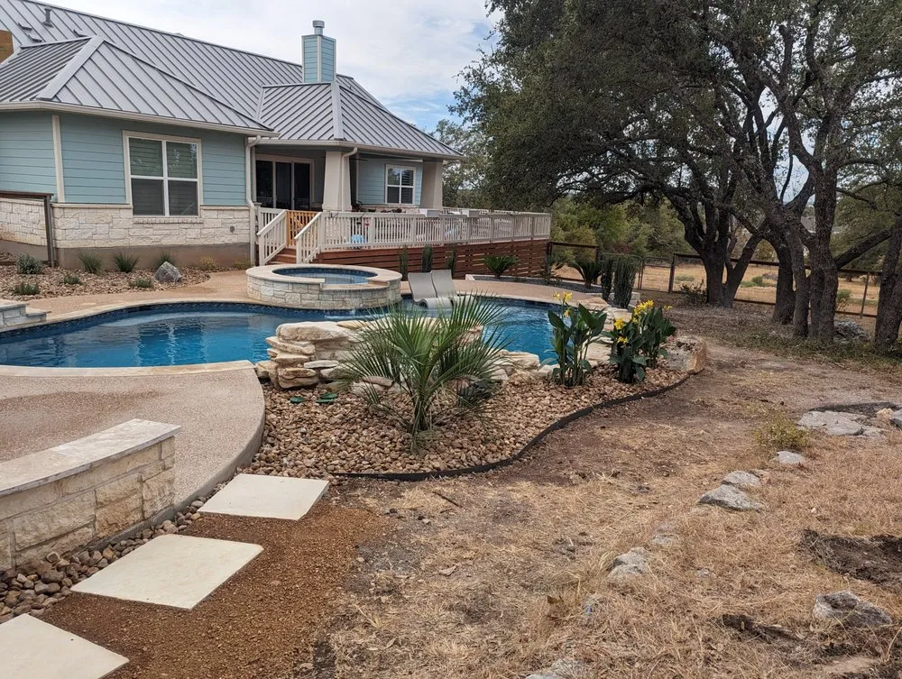 Local landscape installation in Georgetown, TX - Texas Beauty Scapes