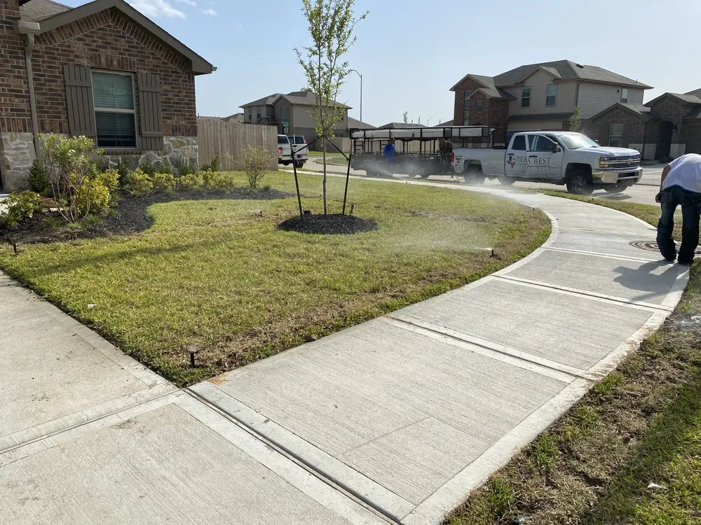 Custom yard maintenance in Richmond, TX by Texas Best Irrigation & Landscaping