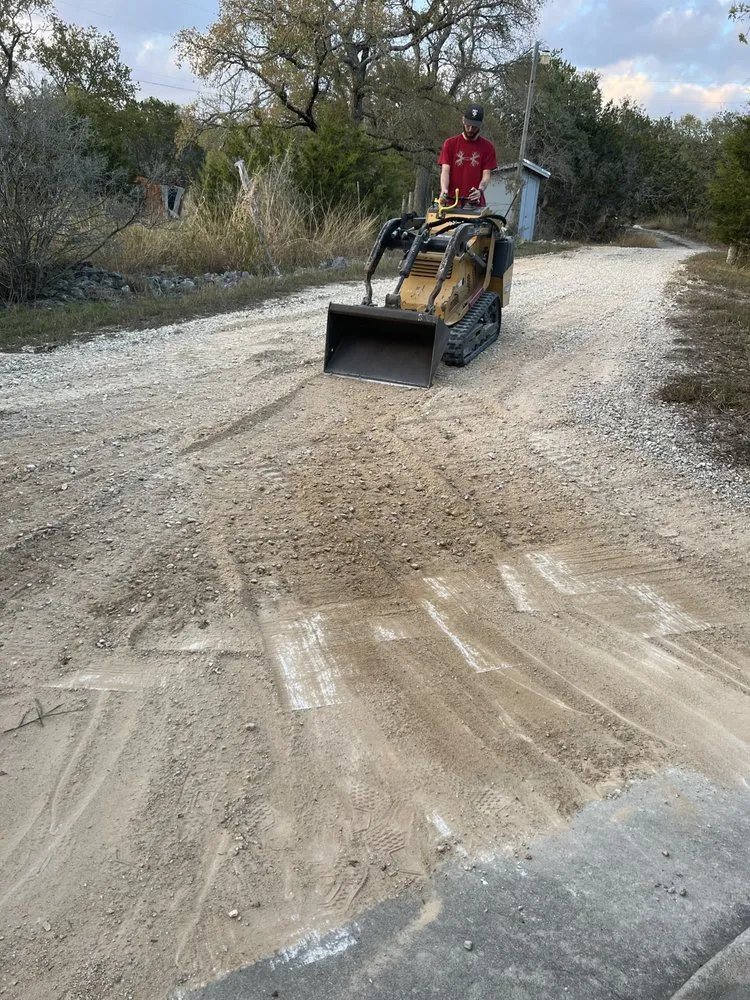 Custom landscape installation in Kyle, TX by Texas Born Landscaping