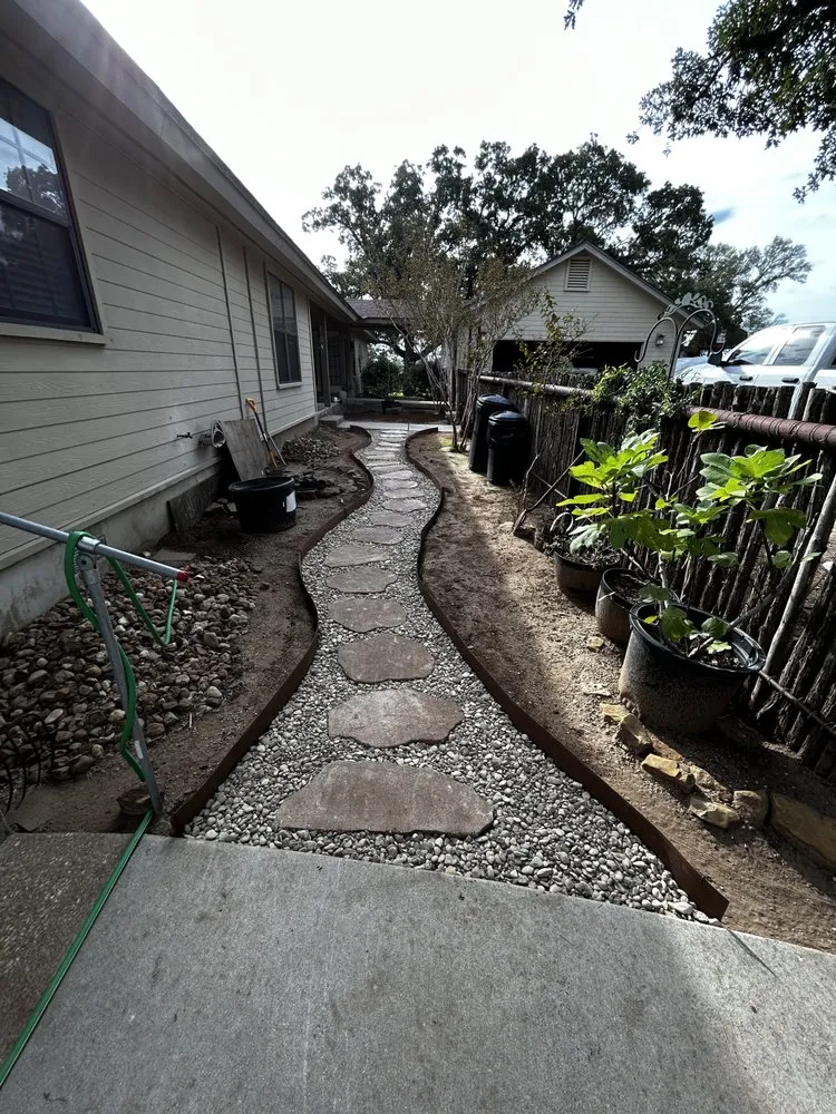 Custom lawn mowing service in Kyle, TX by Texas Born Landscaping