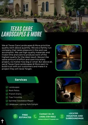 Texas Care Landscape & More Logo