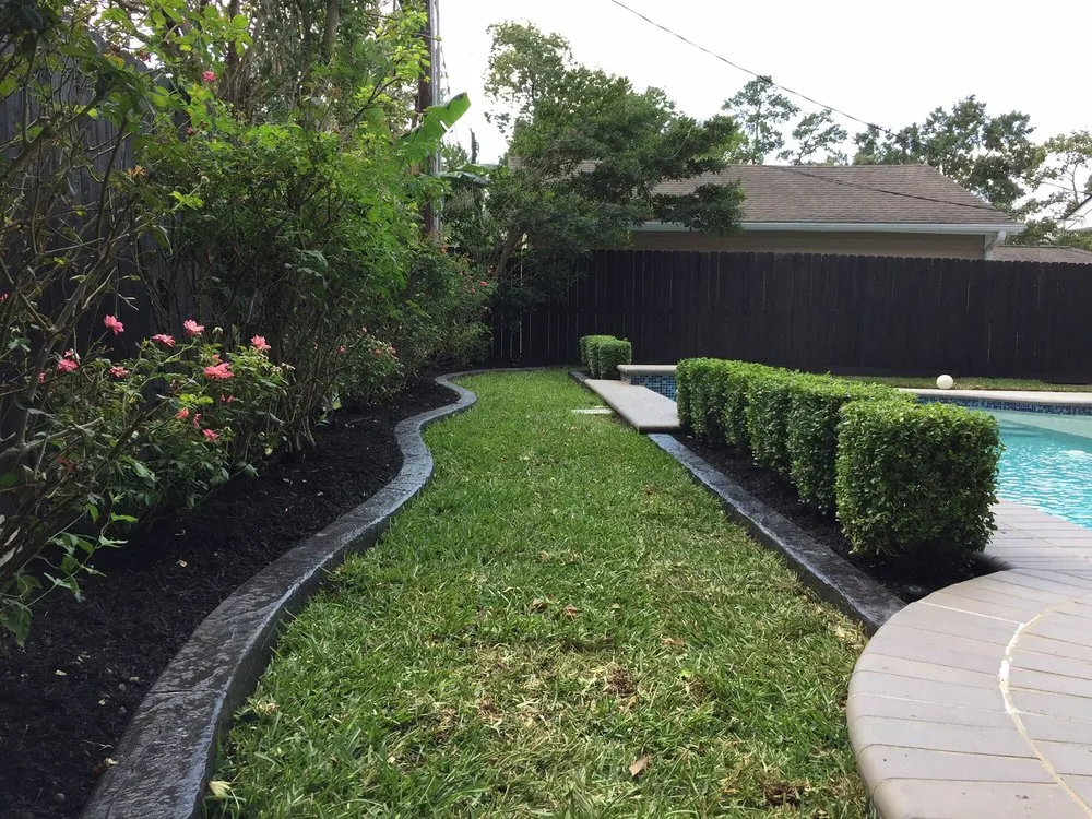 Local landscaping services for year-round maintenance in Houston, TX by Texas Curb n Borders