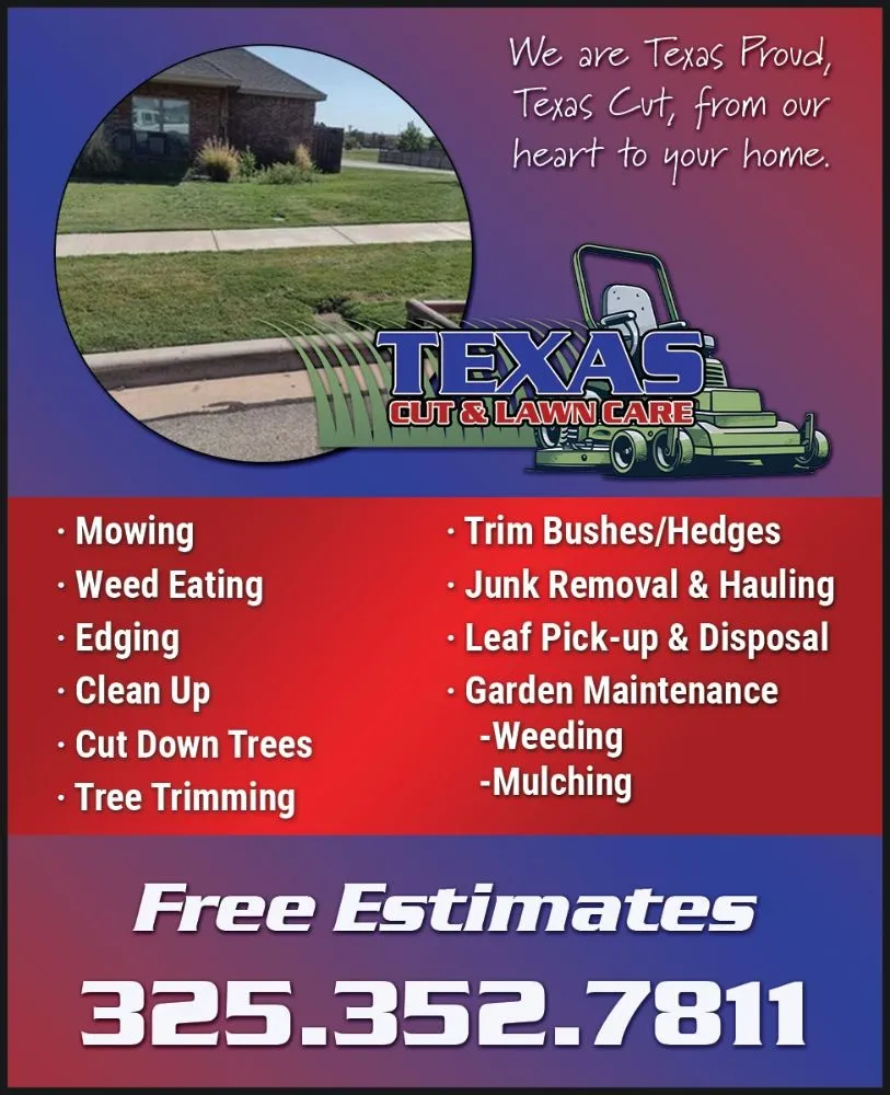 Top-rated landscape installation experts serving Abilene, TX - Texas Cut & Lawn Care