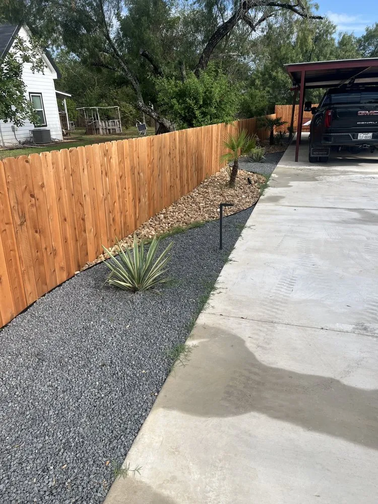 Professional landscape installation in Pleasanton, TX - Texas Green Lawn Services