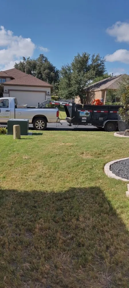 Custom landscape installation in Florence, TX - Texas Green Services