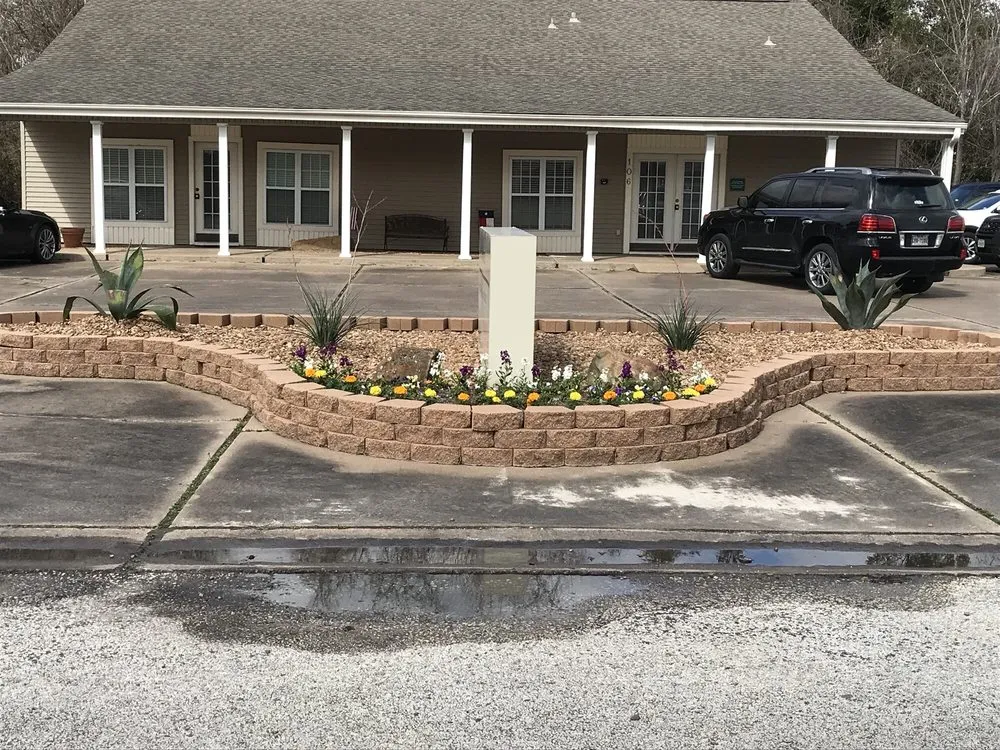 Professional residential landscaping with custom design across Alvin, TX - Texas Groundskeepers