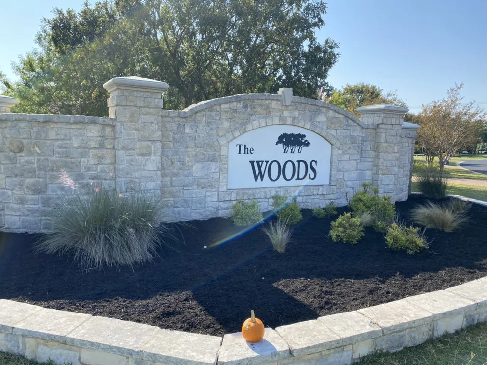 Professional landscape installation in Georgetown, TX by Texas Hometown Services