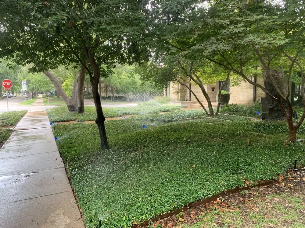 Custom residential landscaping in Farmers Branch, TX - Texas Irrigation & lawn