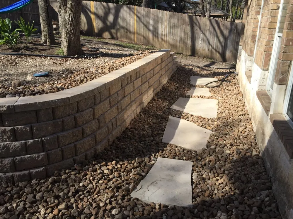Custom landscape installation for beautiful yards across Round Rock, TX - Texas Landscape Creations