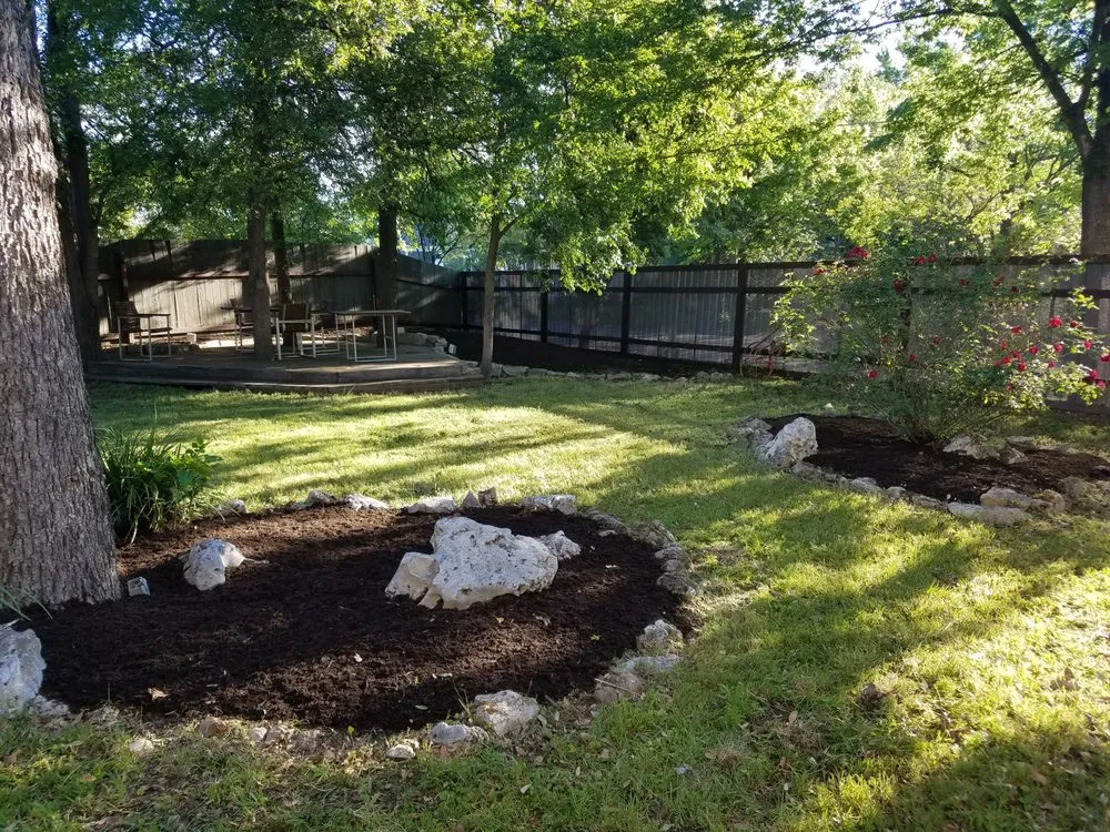 Custom landscape installation for outdoor upgrades in Round Rock, TX by Texas Landscape Creations
