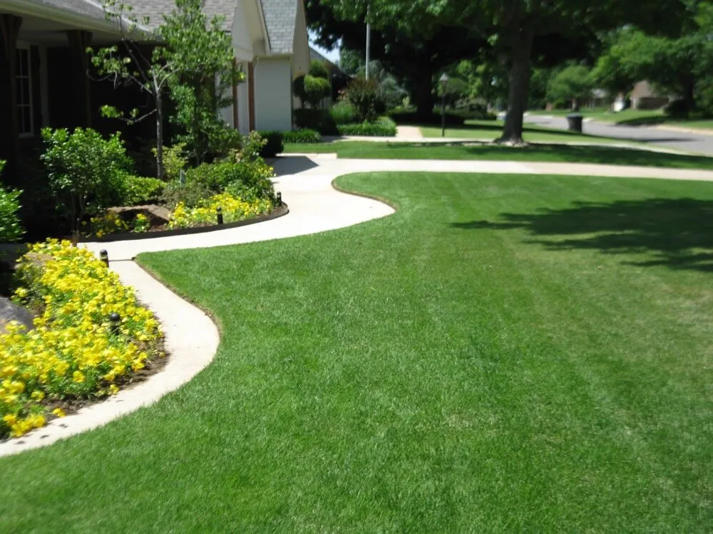Professional lawn care service for residential properties in Pilot Point, TX by Texas Landscape Services