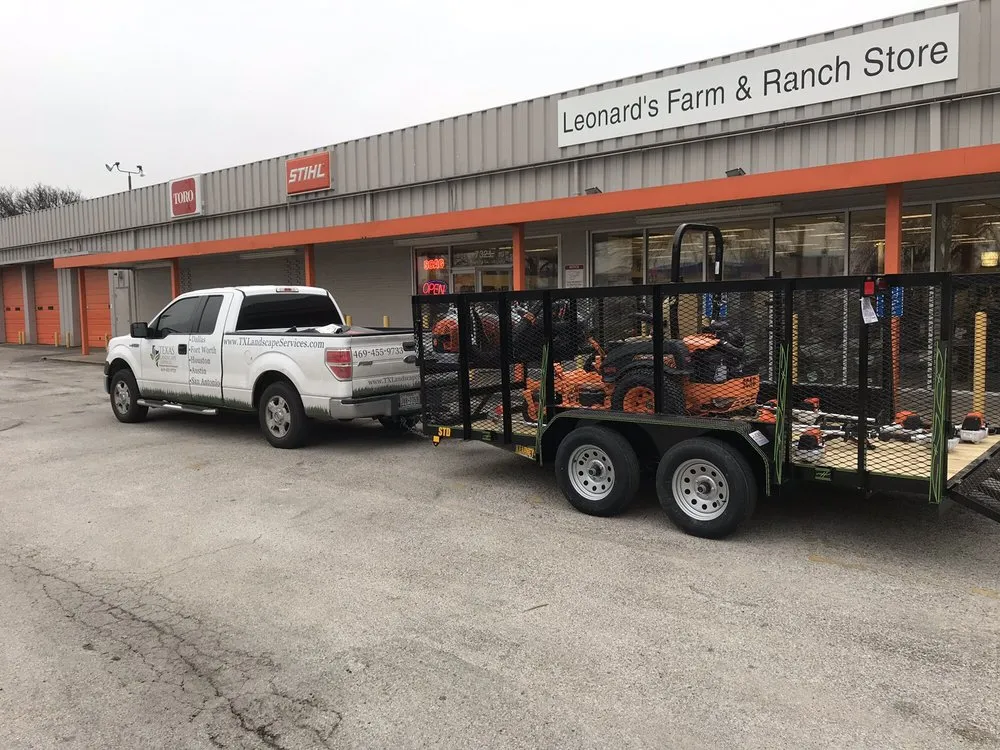 Expert lawn mowing service for beautiful yards in Pilot Point, TX by Texas Landscape Services