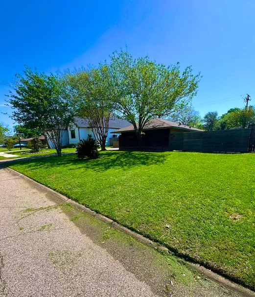 Professional lawn mowing service in Houston, TX by Texas Landscaping Service