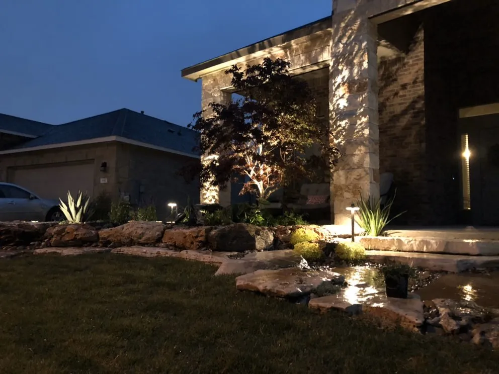 Custom garden landscaping near you across Pflugerville, TX - Texas Lawn and Garden